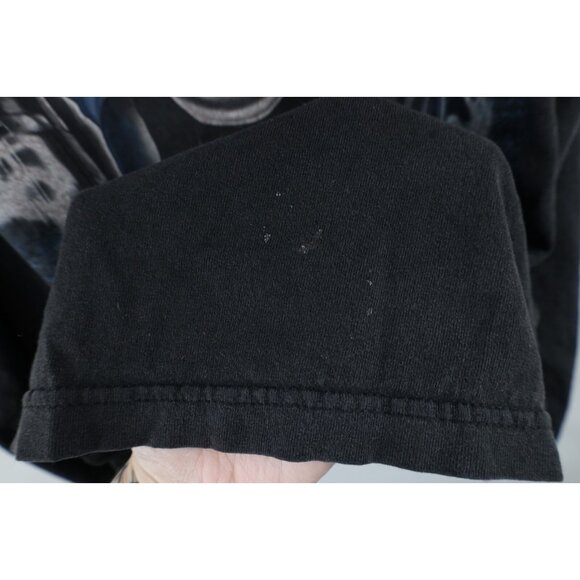 Vintage Y2K Streetwear Mens 2XL Distressed Skeleton Dice Hip Hop Rap T-Shirt - Picture 9 of 16